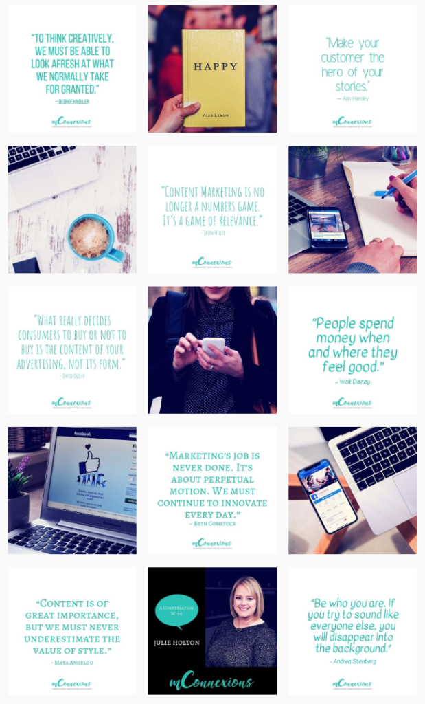 mConnexions Instagram Example